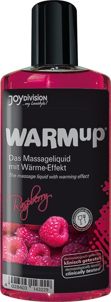 Ulei de masaj Warmup - Zmeura 150 ml