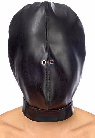 Sex Extrem - Masca BDSM, Piele Ecologica, Negru, Erotic24.ro