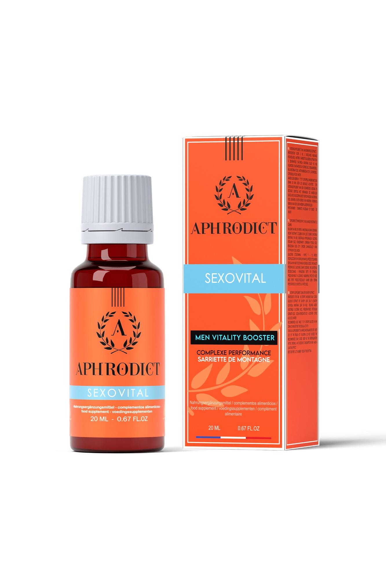 Afrodisiace - Picaturi Afrodisiace pentru Barbati APHRODICT SEXOVITAL 20 ml, Erotic24.ro