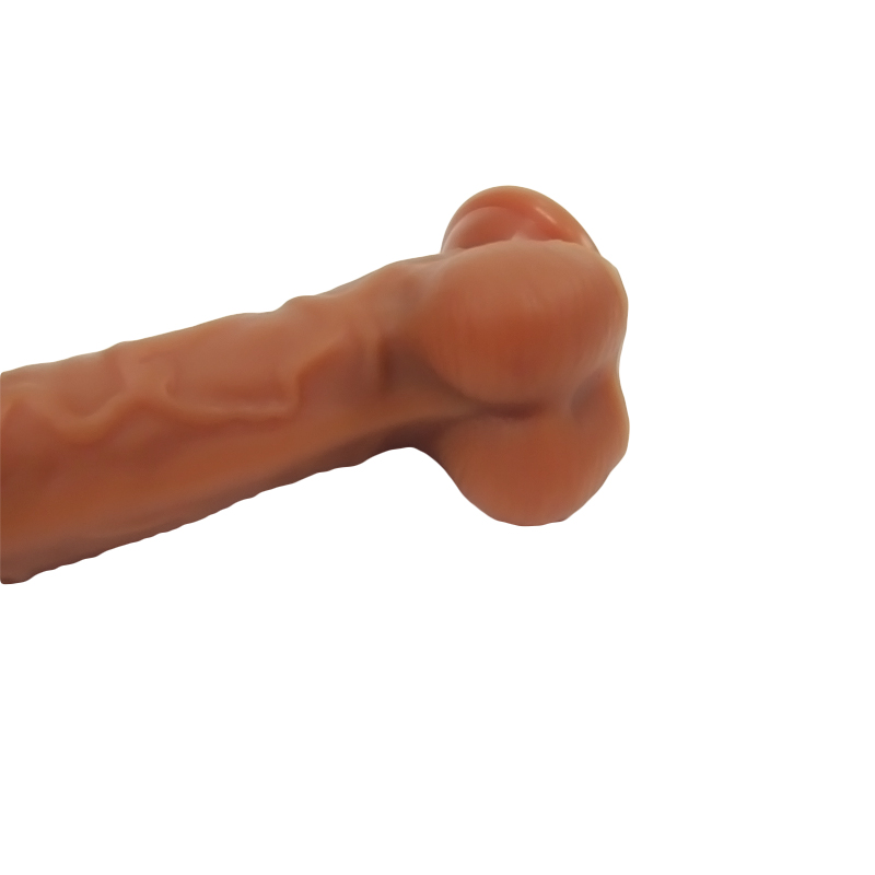 Dildo Realist Trasny Strat Dublu Silicon Maro 20 cm Passion Labs, Nr. 2, Erotic24.ro