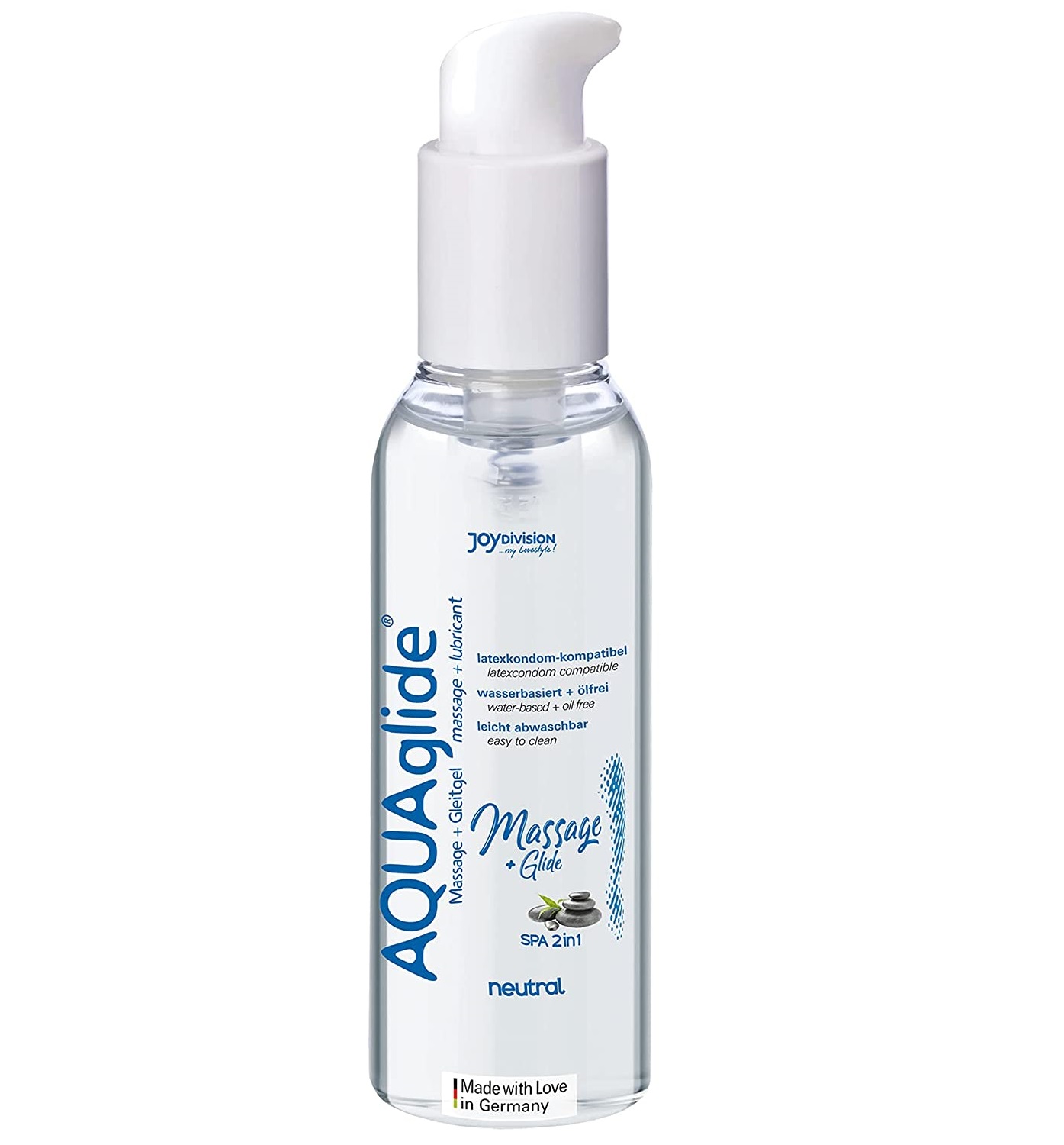 Masaj Erotic - Lubrifiant si Gel Masaj AquaGlide Neutral 200 ml , Erotic24.ro