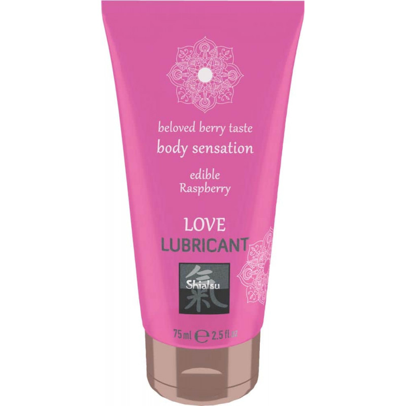 Lubrifianti cu Arome - Lubrifiant Love Edible Raspberry 75 ml, Erotic24.ro