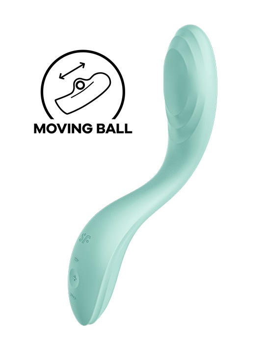Vibratoare Clasice - Vibrator Rrrolling Pleasure G-Spot USB Silicon Verde 22 cm , Erotic24.ro