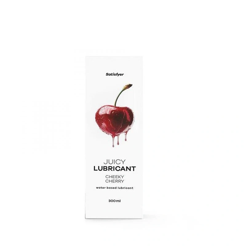 Lubrifianti Sexuali, Lubrifiant pe Baza de Apa Juicy Lubricant-Cheeky Cherry, Aroma Cirese, 300 ml, Erotic24.ro