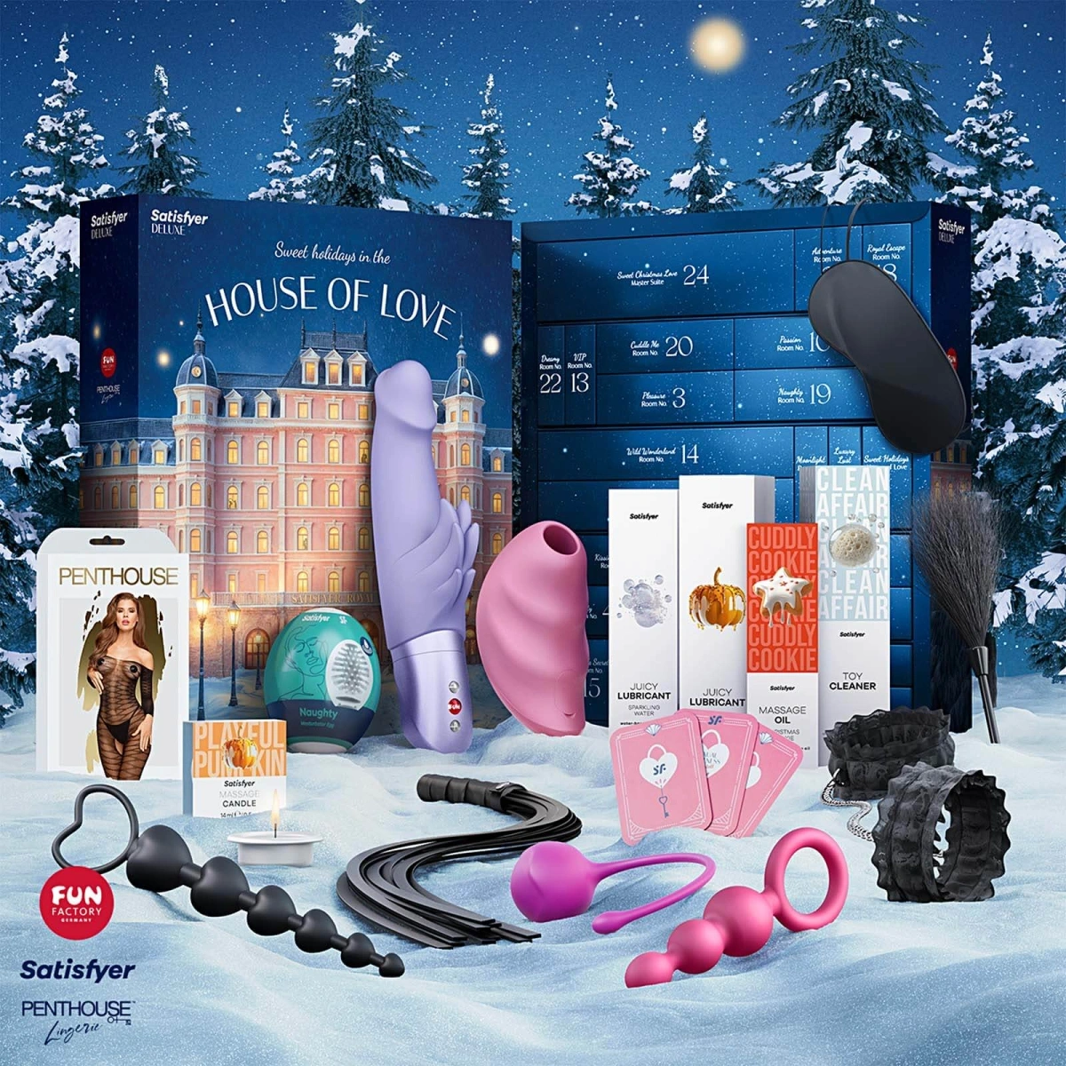 Jucarii Anale - 24 de Jucarii-Calendar Advent Deluxe 2025 Satisfyer Fun Factory, Erotic24.ro
