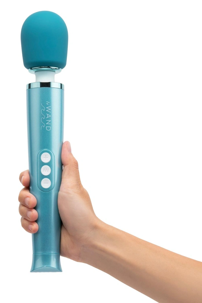 Vibratoare Clitoris - Vibrator Masaj Submersibil, 20 Moduri Vibratii, 10 Viteze, Silicon, ABS, USB, Albastru, 29 cm, Erotic24.ro