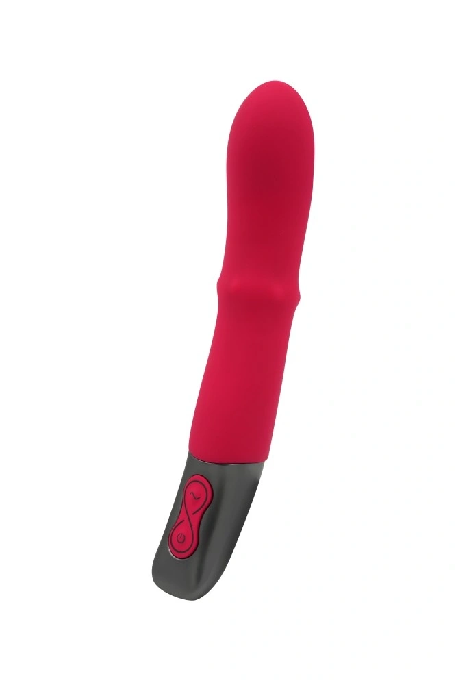 Vibratoare Punctul G - Vibrator Punctul G Titanz, Waving Beaded, Silicon, USB, Roz, 20 cm, Erotic24.ro
