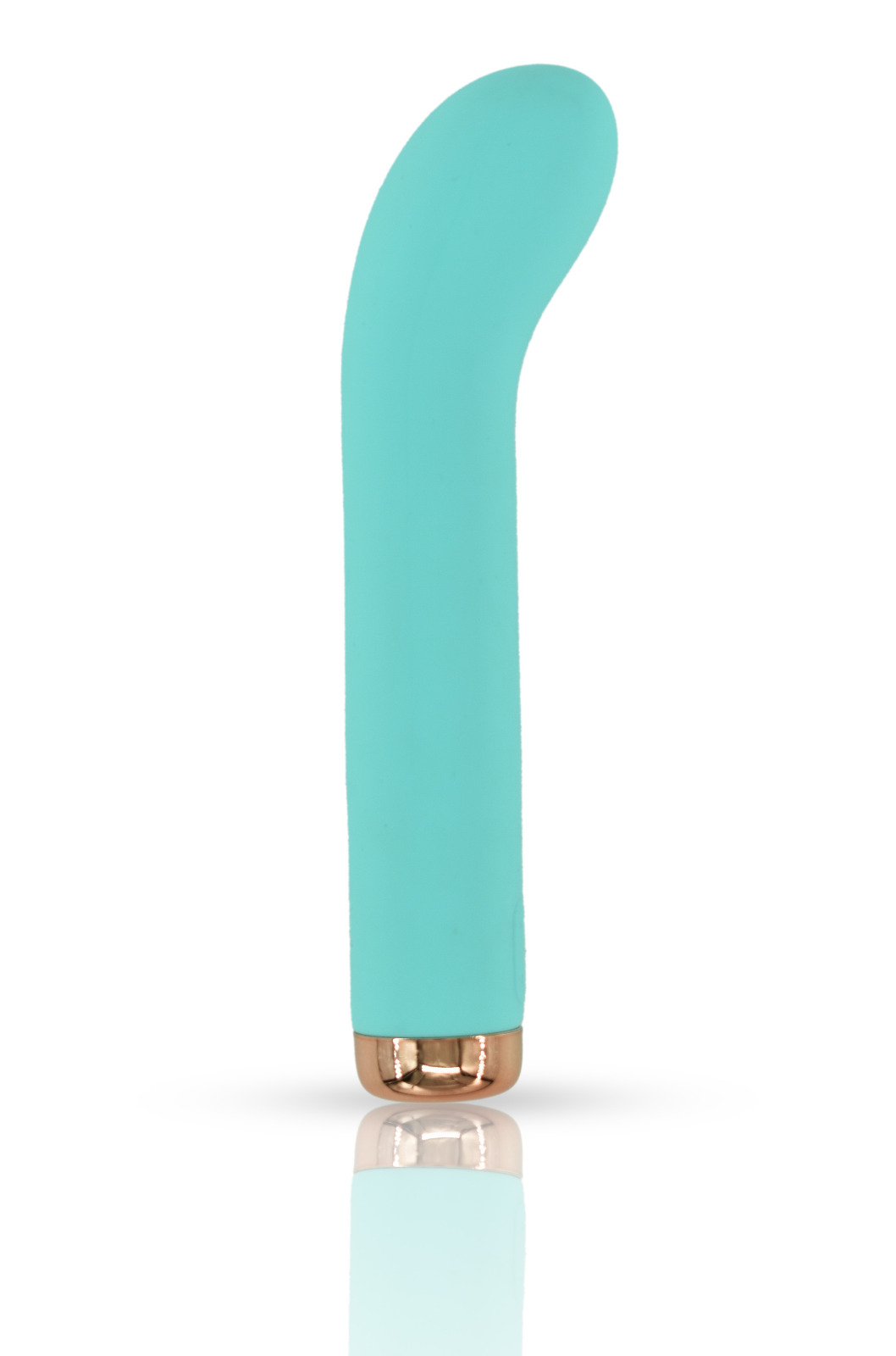 Vibratoare Clasice - Vibrator Crazy Love 10 Moduri Vibratii Puternice USB Silicon Turcoaz 16.5 cm Mokko Toys, Erotic24.ro