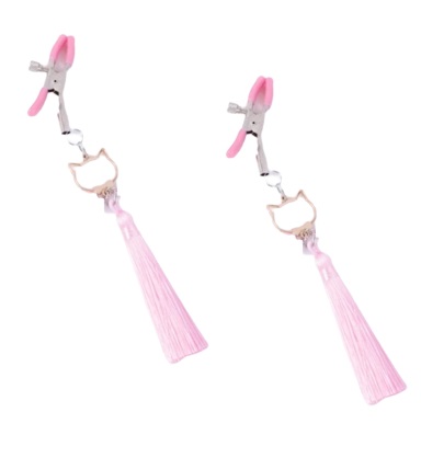 Sex Extrem - Clame Sfarcuri cu Ciucuri Roz, Mokko Toys, Erotic24.ro