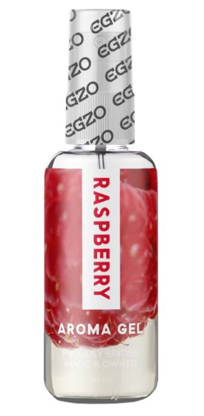 Lubrifianti cu Arome - Lubrifiant Egzo Aroma Gel, Aroma Zmeura, 50 ml, Erotic24.ro