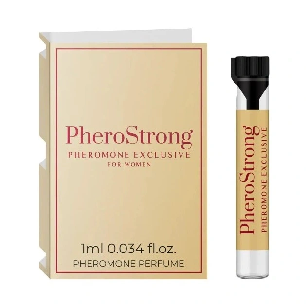 Parfumuri cu Feromoni - Parfum cu feromoni PheroStrong Exclusive pentru femei, 1 ml, Erotic24.ro