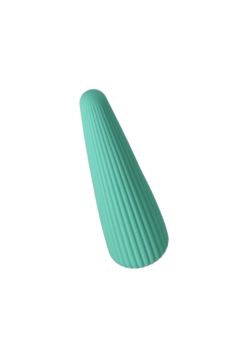 Promotii - Vibrator IcyCone FairyGasm, 10 Moduri Vibratii, USB, Verde, 13.5 cm, Erotic24.ro