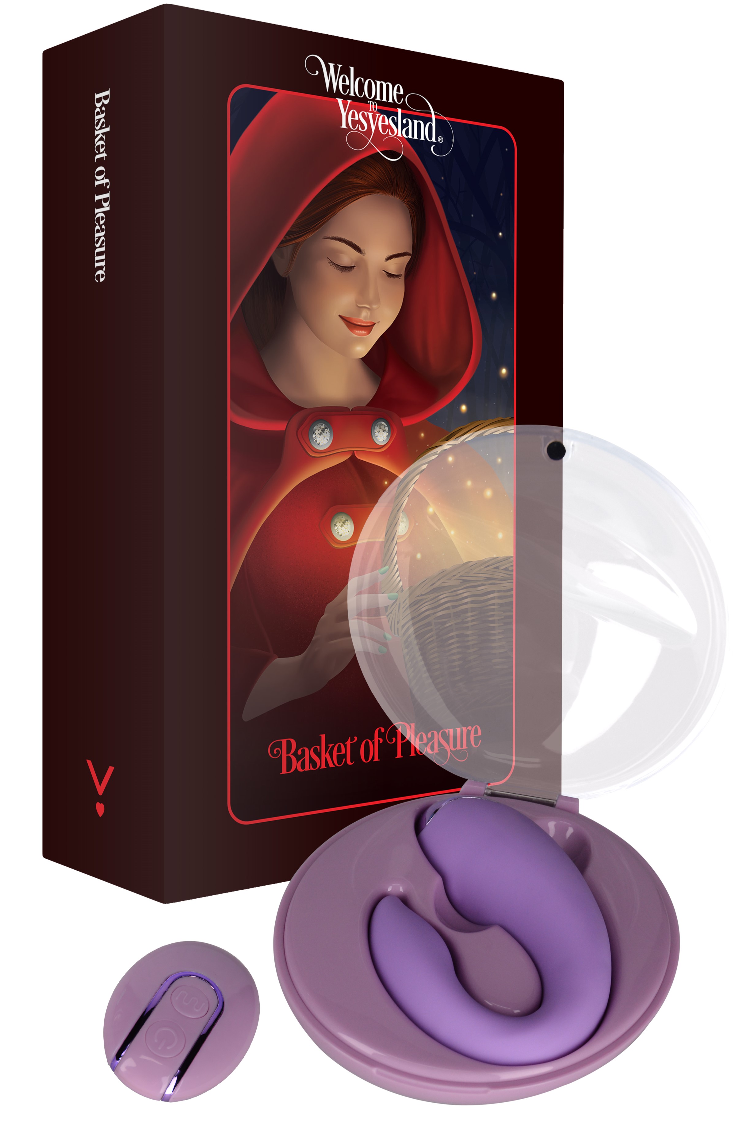 Vibratoare Cuplu - Vibrator Cuplu PleasureBerry FairyGasm, 10 Moduri Vibratii, Remote Control, Silicon, USB, IPX7, Mov, Erotic24.ro