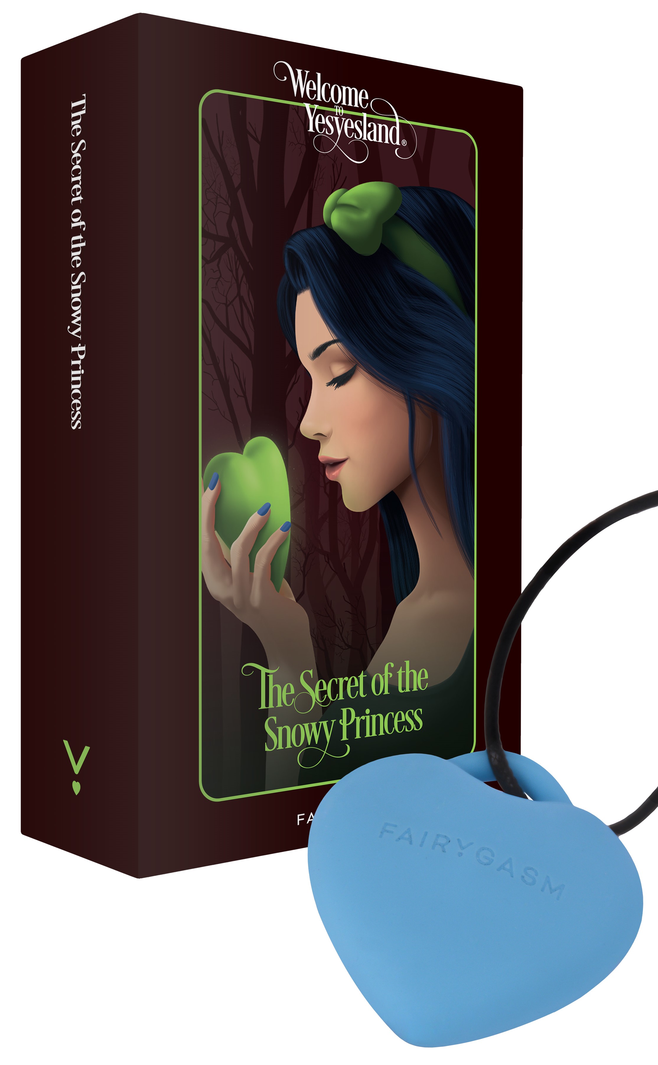 Mini Vibrator - Mini Vibrator PleasureStone FairyGasm, 8 Moduri Vibratii, Silicon, USB, IPX7, Albastru, Erotic24.ro