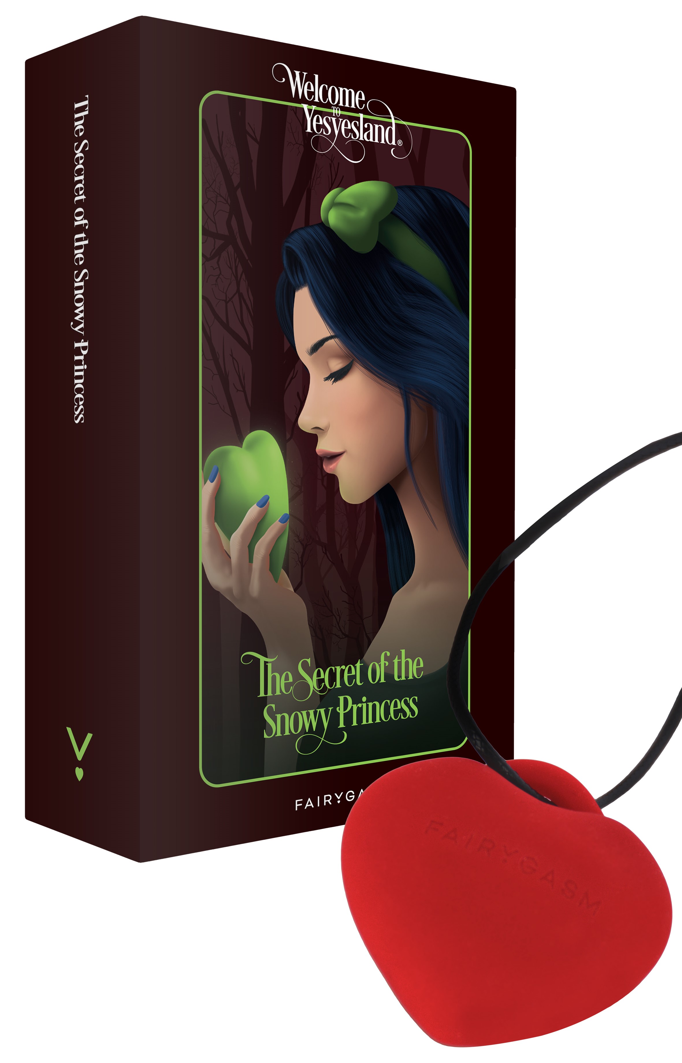 Mini Vibrator - Mini Vibrator PleasureStone FairyGasm, 8 Moduri Vibratii, Silicon, USB, IPX7, Rosu, Erotic24.ro