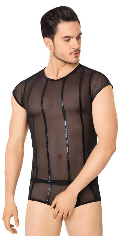 Cautare: - Set Lenjerie Barbati Tricou si Boxeri din Plasa Transparenta M/L, Erotic24.ro