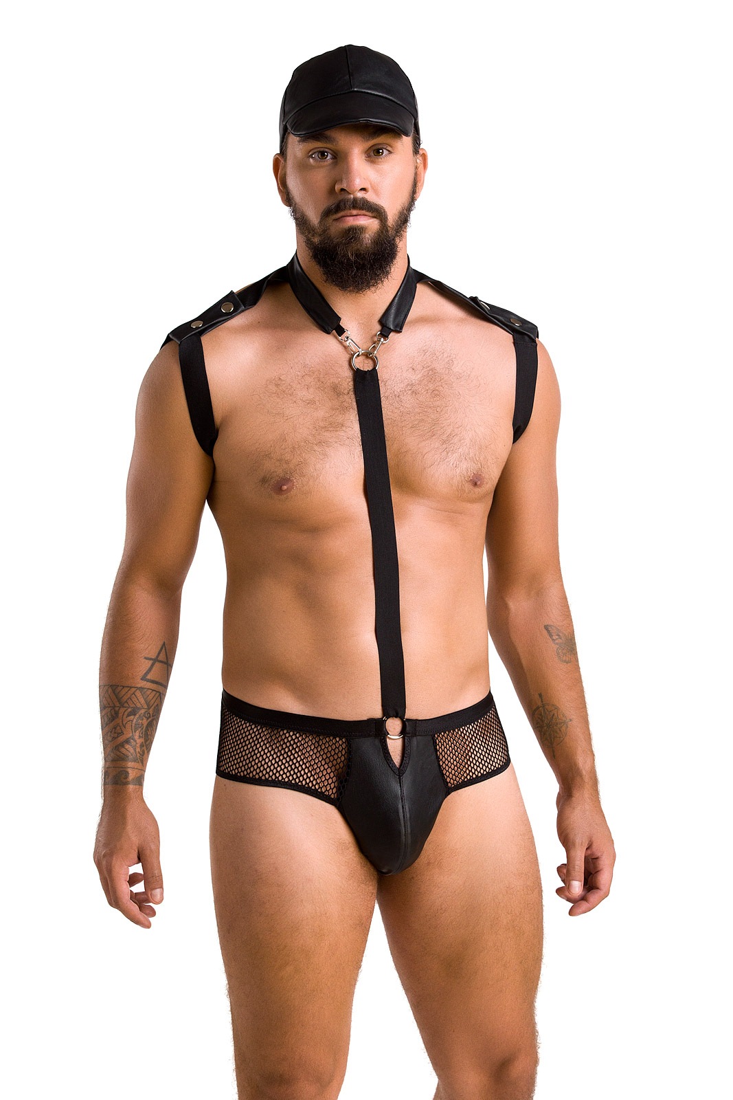 Lenjerie Sexy Barbati - Set 2 Piese John, Negru, S/M, Erotic24.ro