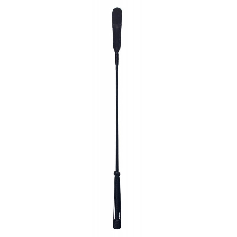 Spanking - Cravasa Devil Sticks Slap din Piele Naturala, Negru, 72 cm, Erotic24.ro