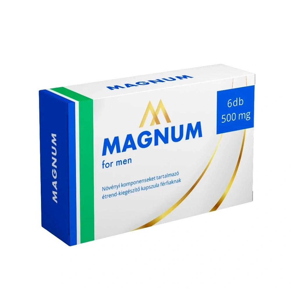 Stimulente Sexuale Barbati - 6 Capsule MAGNUM pentru Barbati, Erectii Puternice, Libido Crescut, Erotic24.ro