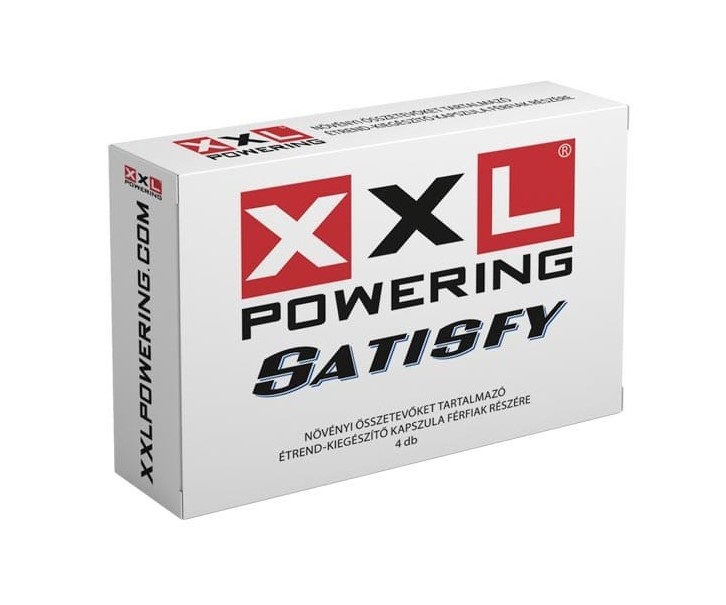 Stimulente Sexuale Barbati - 4 Capsule Performanta Sexuala XXL Powering Satisfy, Erotic24.ro