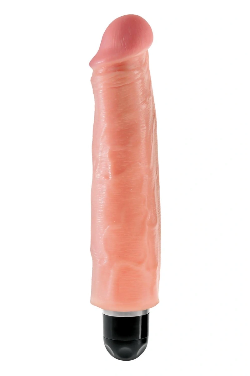 Vibratoare realistice - Vibrator Realist Multispeed Stiffy, PVC, Natural, 22 cm, Erotic24.ro