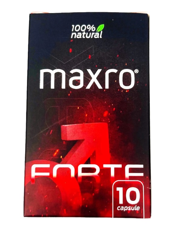 Stimulente Sexuale Barbati - Capsule pentru Cresterea Performantei Sexuale Maxro Forte 10 buc, Erotic24.ro