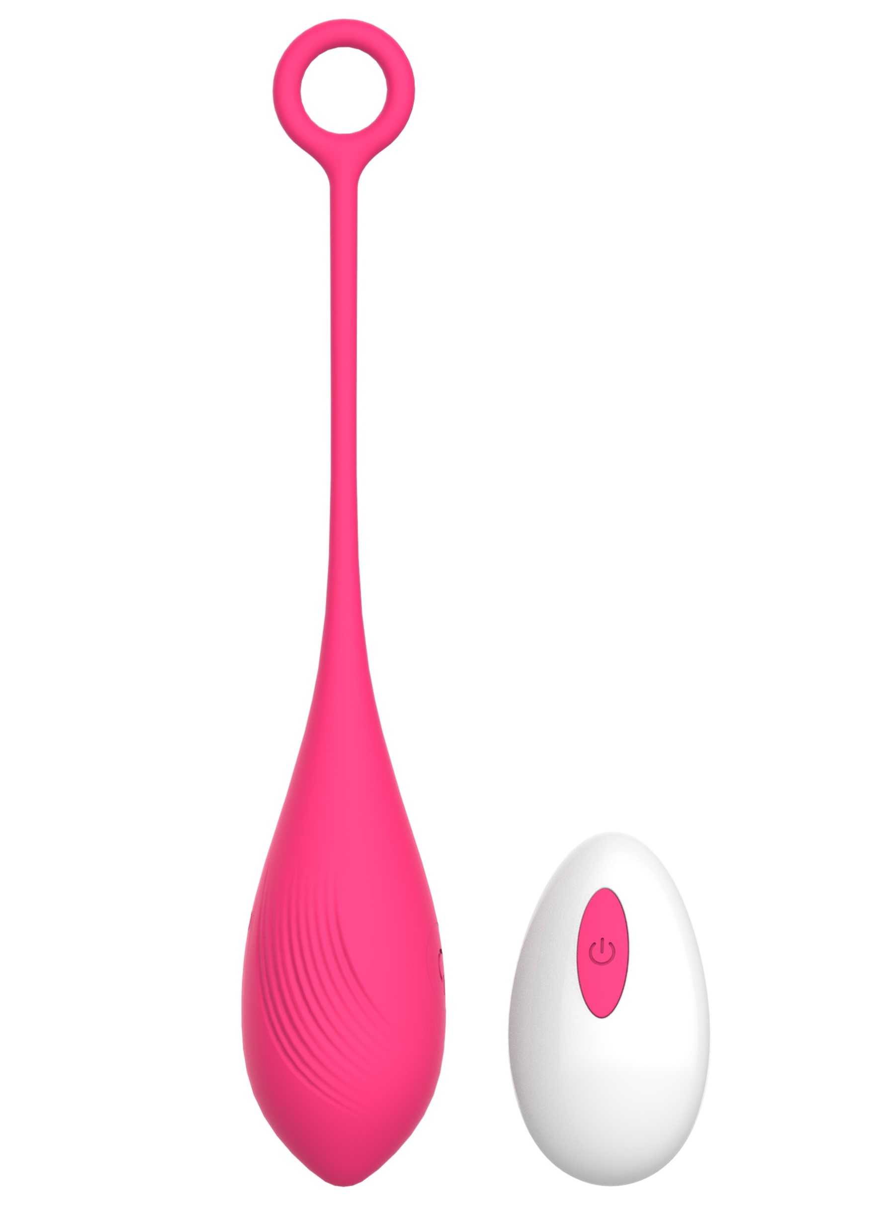Oua Vibratoare - Ou Vibrator Belle Love Egg, 10 Moduri Vibratii, Remote Control, Silicon, USB, Roz, 20.4 cm, Mokko Toys, Velvet Obsession, Erotic24.ro