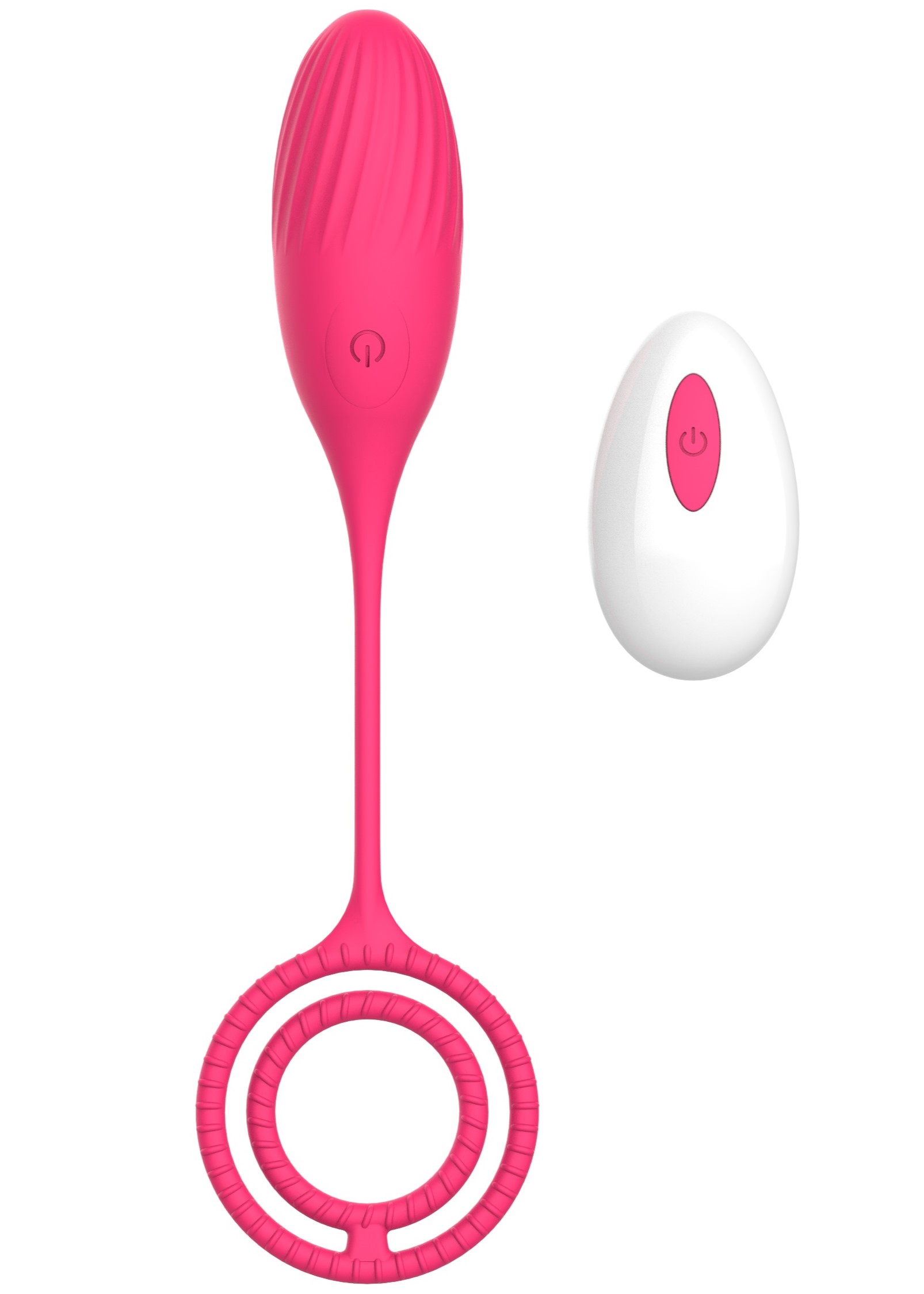 Vibratoare Anale - Ou Vibrator Elia Love Egg, 10 Moduri Vibratii, Remote Control, Silicon, USB, Roz, 21.4 cm, Mokko Toys, Velvet Obsession, Erotic24.ro