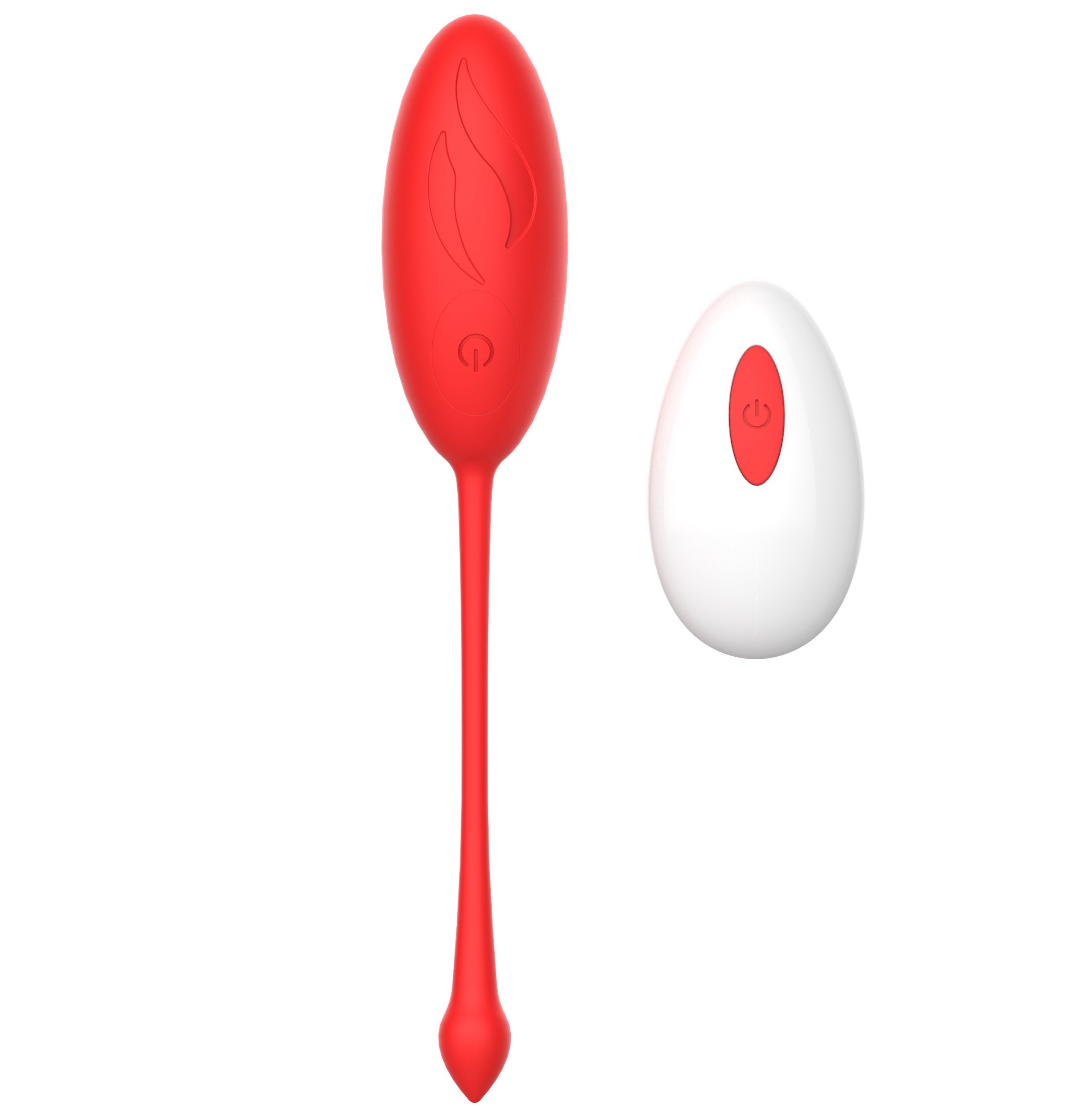 Mini Vibrator - Ou Vibrator Kate Remote Control 10 Moduri Vibratii Silicon USB Rosu Passion Labs, Sensations, Erotic24.ro