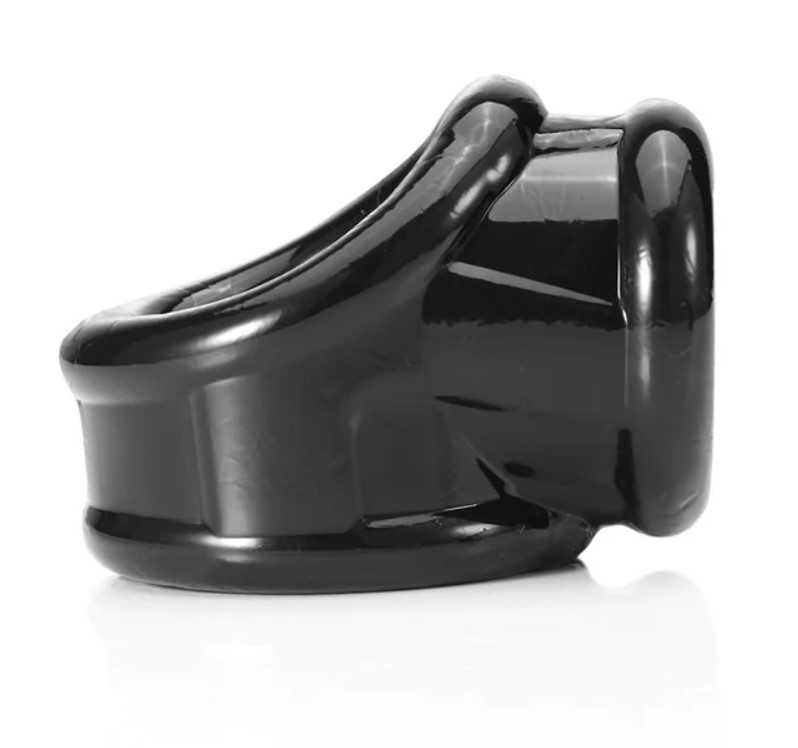 Inele Penis - Inel Penis Triple Power, Silicon, Negru, Guilty Toys, Mighty Warrior, Erotic24.ro