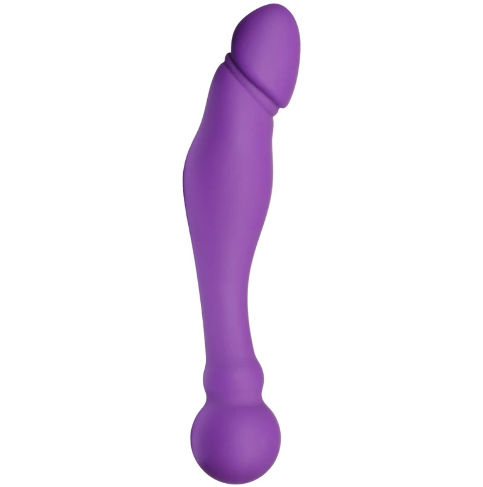 Dildo Dublu - Dildo Dublu Finn, Silicon, Mov, 18 cm, Passion Labs, Sensations, Erotic24.ro