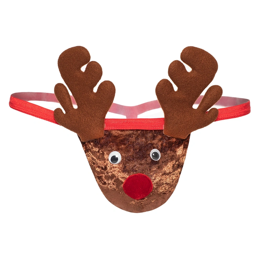 Lenjerie Sexy Barbati - Bikini Amuzanti Christmas Reindeer, S-L, Erotic24.ro