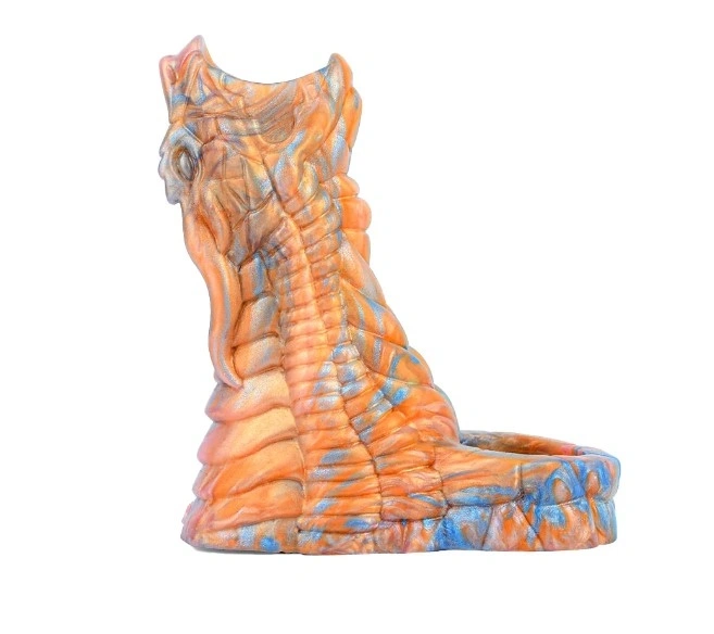 Prelungitoare si Mansoane Penis - Manson Penis Bad Dragon, Silicon Lichid, Auriu, 12.2 cm, Erotic24.ro