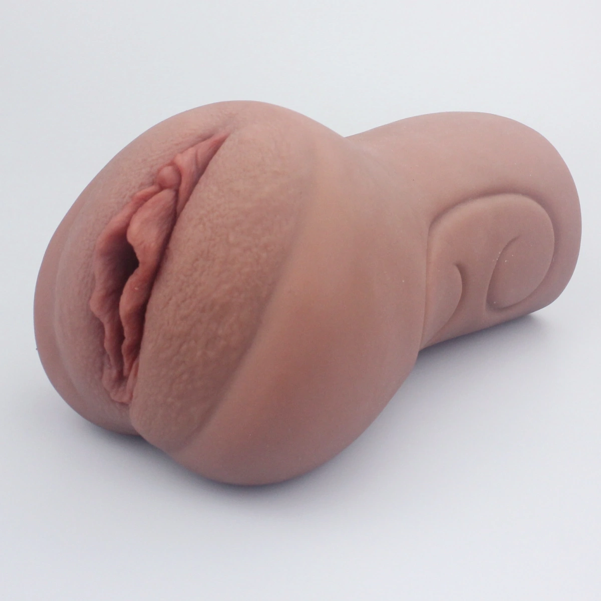 Masturbatoare - Masturbator No. 05 Vagin, Realistic TPE, Super Moale, Maro, Passion Labs, Erotic24.ro