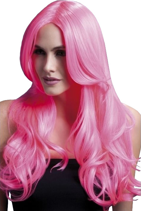 Peruci - Peruca Profesionala Khloe Roz Neon, Erotic24.ro