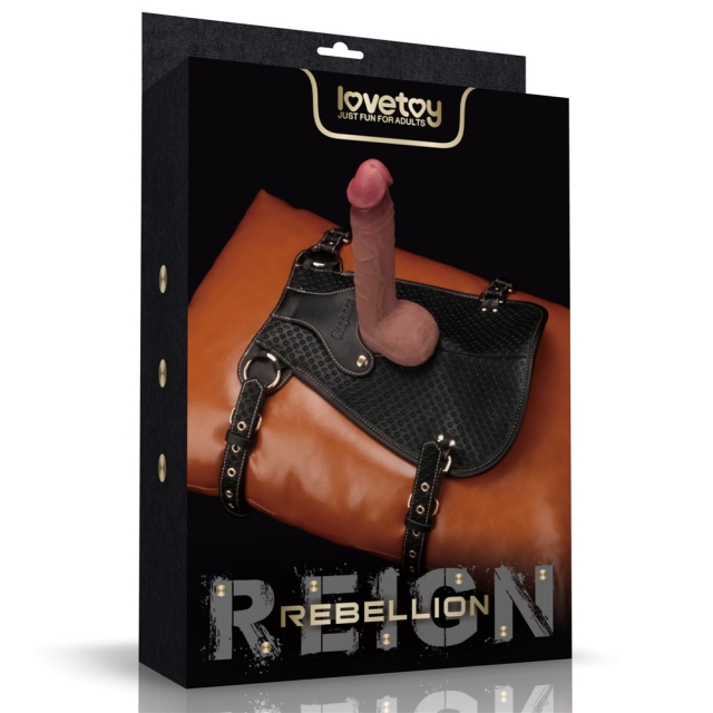 Sex Extrem - Suport Sa pentru Jucarii Sexuale Rebellion Reign Dildo Saddle, Negru, Erotic24.ro