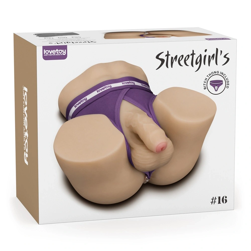 Masturbatoare - Masturbator Anus Streetgirls #16 cu Dildo, Natural, 4 kg, Erotic24.ro