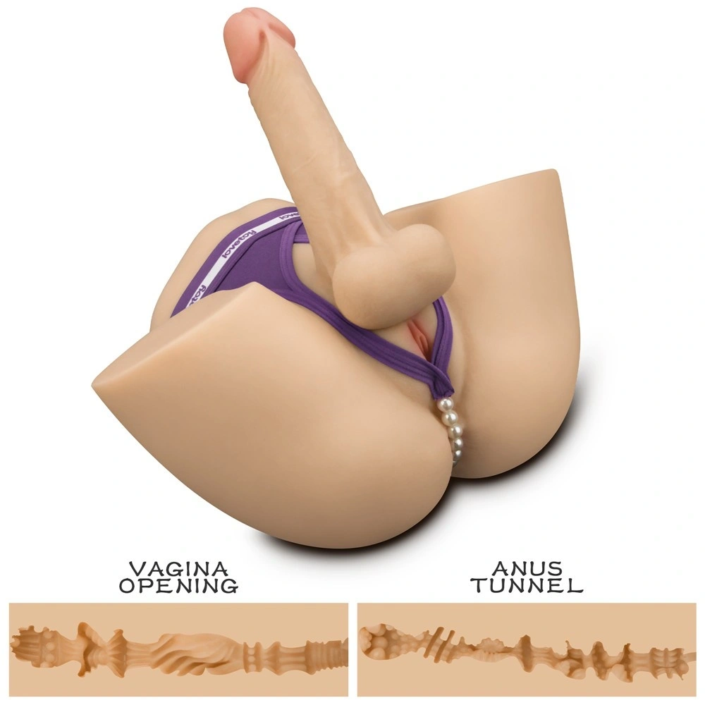 Masturbatoare - Masturbator Anus Streetgirls #17 cu Dildo Bendable, Natural, 5.86 kg, Erotic24.ro