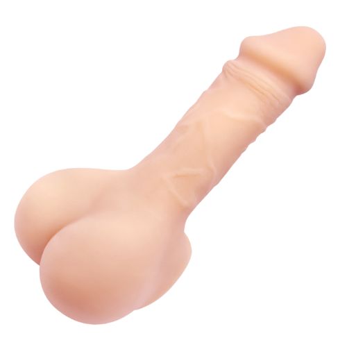 Prelungitoare si Mansoane Penis - Prelungitor Penis Masturbator Bigger Man Plus, TPR, Natural, 24 cm, Erotic24.ro
