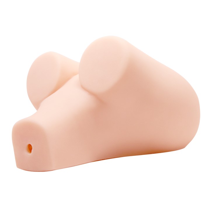 Masturbator Realist Dublu Vagin&Anus cu Vibratii Multispeed Crazy Bull, Natural, Nr. 7, Erotic24.ro