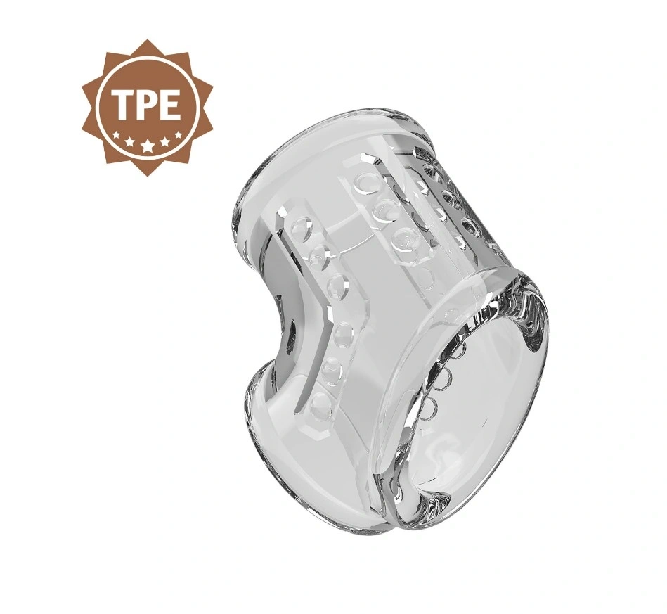 Jucarii Sexuale Barbati - Manson de Penis si Testicule Orhan, TPE, Transparent, Erotic24.ro