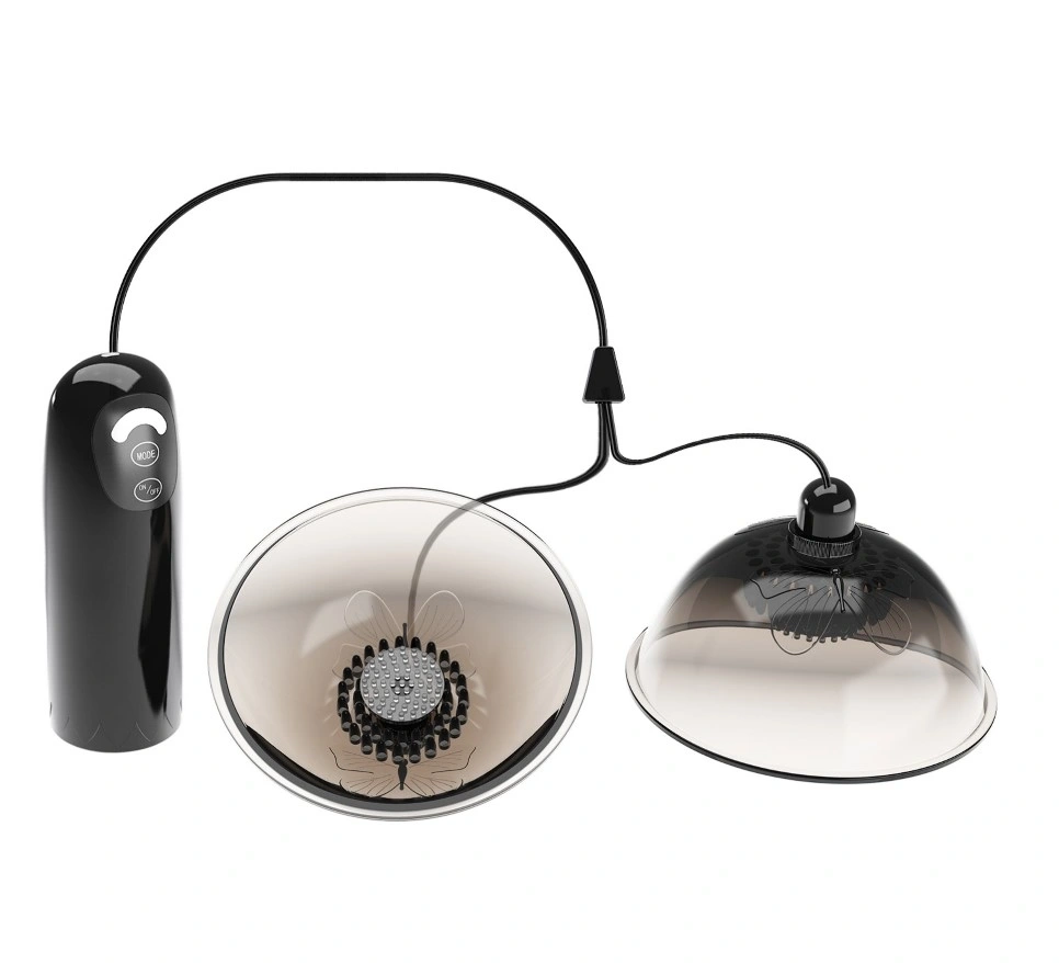 Fetish - Stimulatoare Sfarcuri Joslyn cu Telecomanda, 7 Moduri Rotatii, TPE, Negru, Erotic24.ro