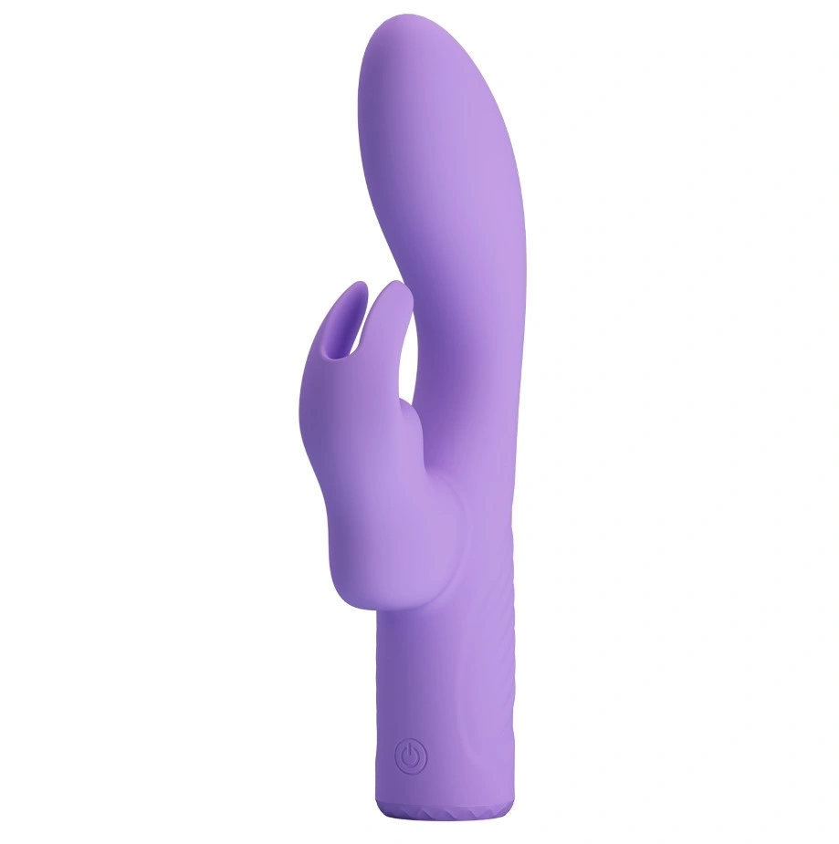 Vibrator Rabbit - Vibrator Iepuras Elivia, 10 Moduri Vibratii, USB Magnetic, Mov, 17.2 cm, Erotic24.ro