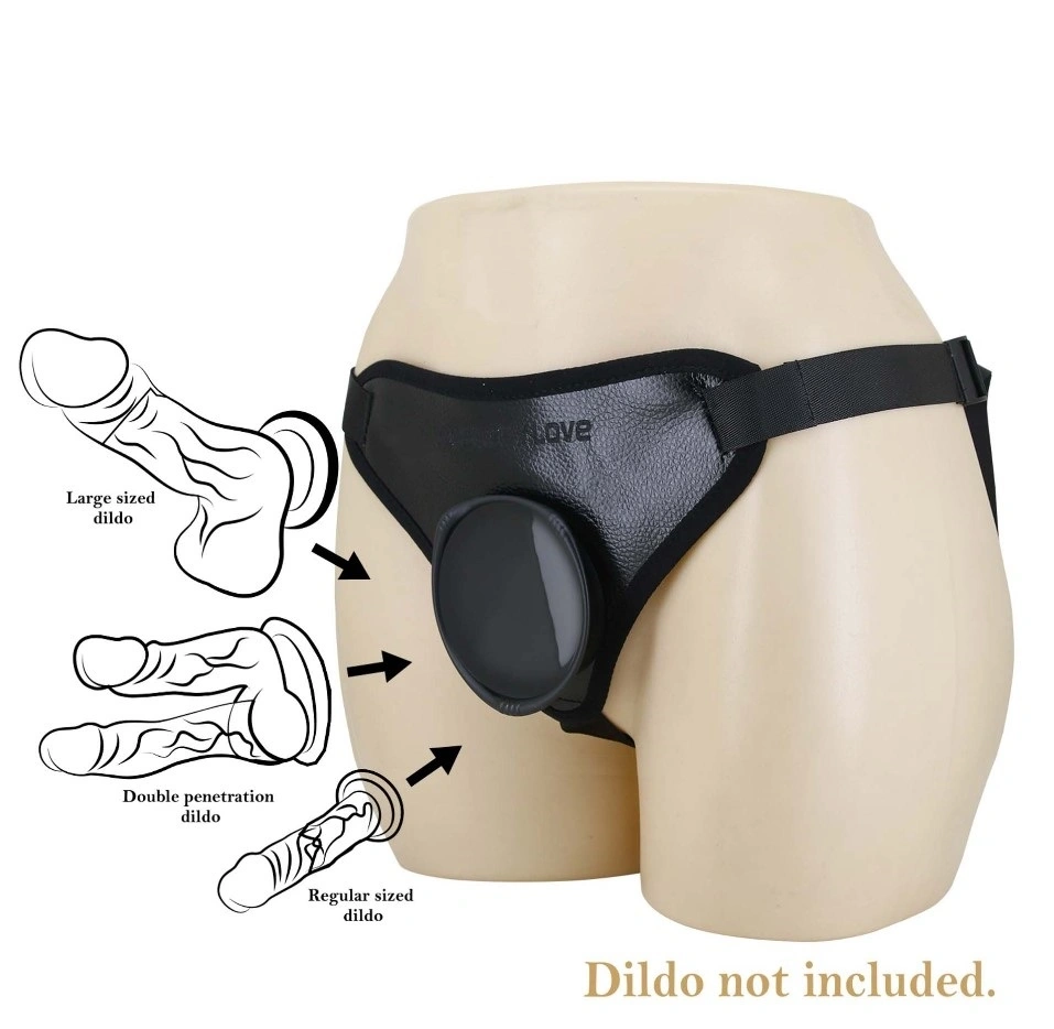 Jucarii Sexuale Cuplu - Ham Harness Briefs Caludio I, Fixare cu Ventuza, Negru, Erotic24.ro