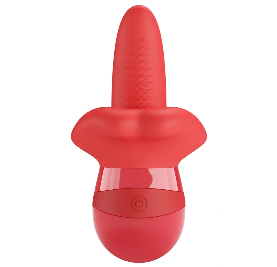 Vibratoare Clitoris - Stimulator Obelia, 10 Moduri Vibratii, 10 Moduri Rotatii, TPE Moale, USB, Rosu, 13.8 cm, Erotic24.ro