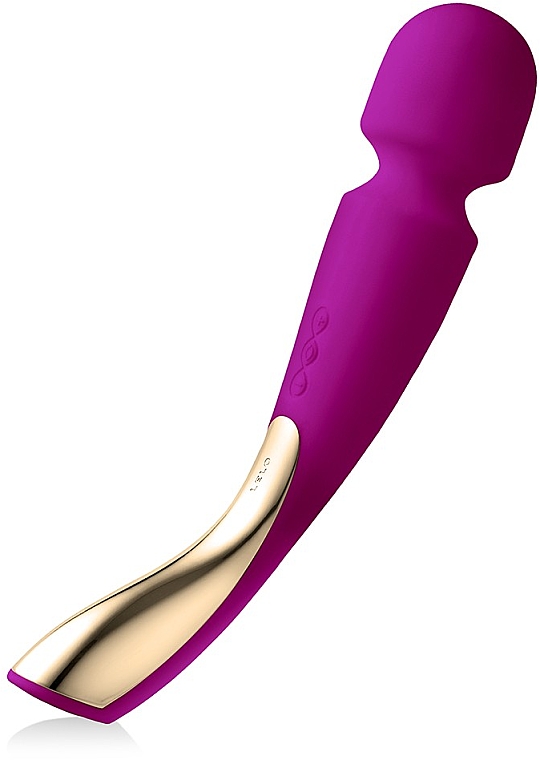 Vibratoare Mari - Vibrator Masaj LELO Smart Wand 2 Large Deep Rose, Erotic24.ro