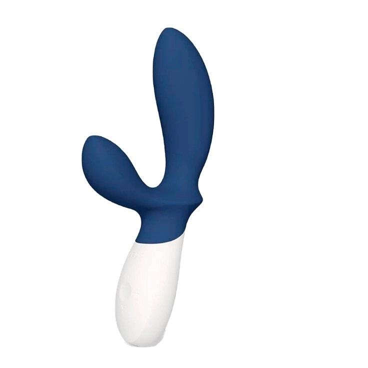Jucarii Anale - Stimulator Prostata Lelo LOKI Wave 2, 12 Functii Vibratii, Silicon, USB, Albastru, Erotic24.ro