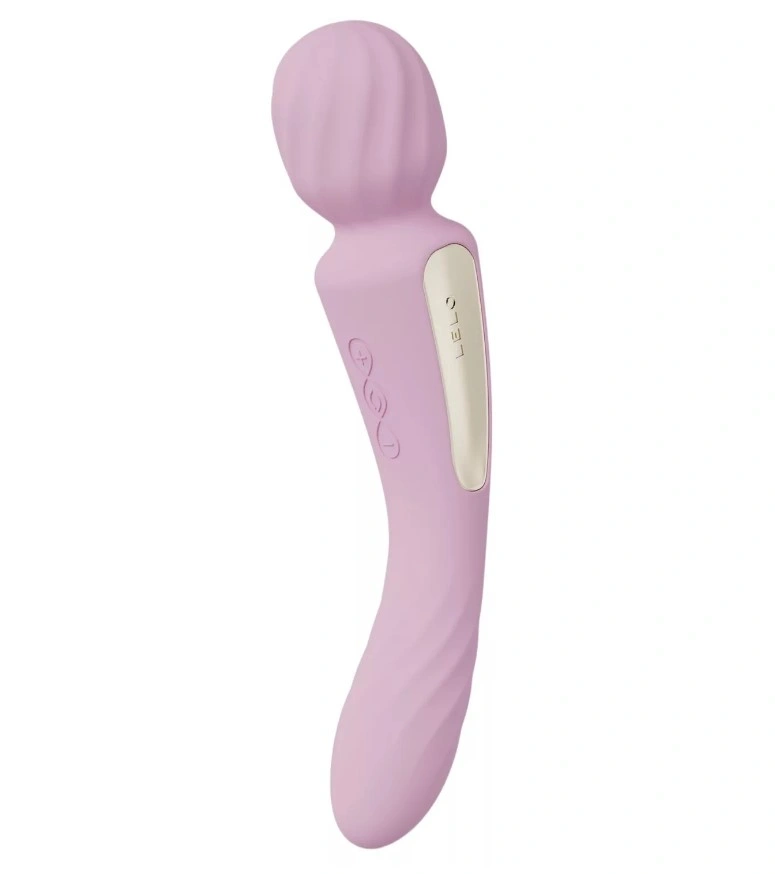 Vibratoare Clitoris - Vibrator Double-Ended Wand SWITCH, Aplicatie Mobila Lelo Connect, Silicon, USB, Roz, 21.7 cm, Erotic24.ro