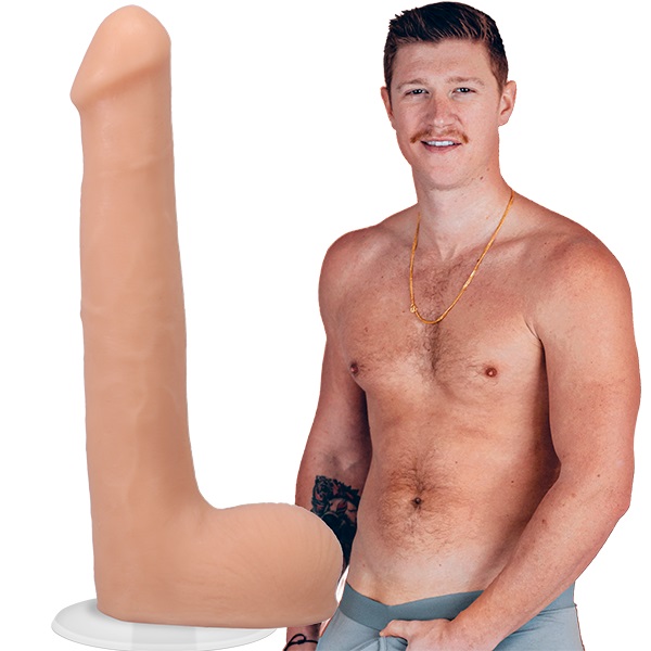 Dildo XXL - Dildo Realist Oliver Flynn, Ultraskyn, Dual Density, Vac-U-Lock, Natural , 25.4 cm, Erotic24.ro