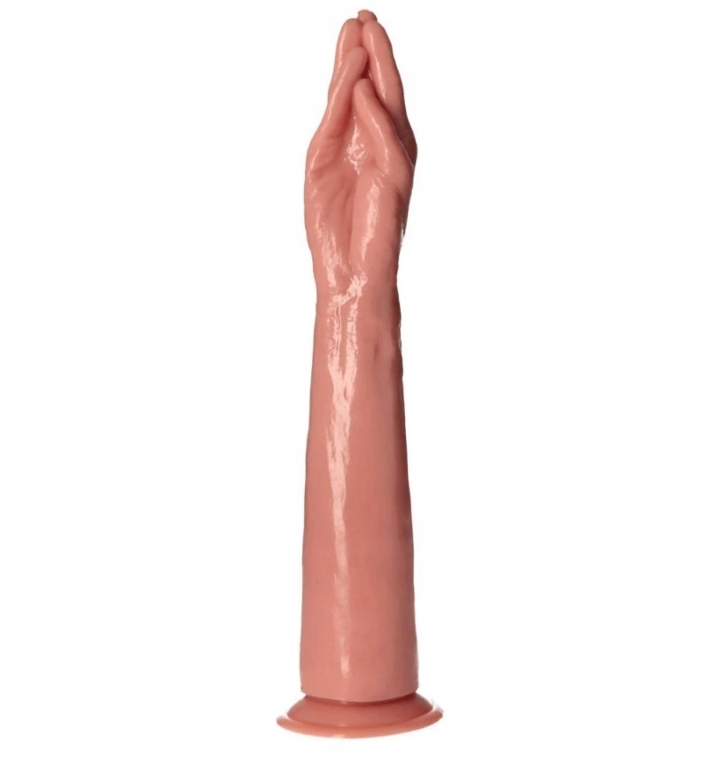 Jucarii Anale - Dildo Anal Fisting Benamera cu Ventuza, PVC, Natural, 40 cm, Erotic24.ro